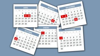 Así será el calendario laboral para 2020