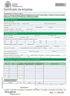 Necesito solicitar el paro y no me quieren dar el certificado de empresa